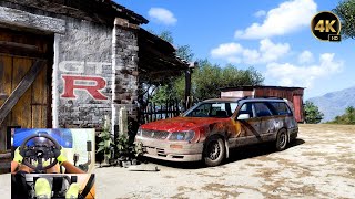 Rebuilding 97 Stagea RS Four V  GTR Wagon Gameplay  Forza Horizon 5  Fanatec [upl. by Esekram]