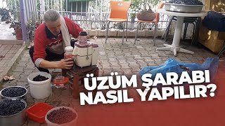 EVDE DOĞAL ÜZÜM ŞARABI NASIL YAPILIR [upl. by Schlicher]