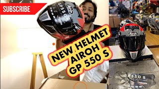 New helmet AIROH GP550S  Helmet review  Motomate Bangladesh mt15 airoh [upl. by Hgielra]