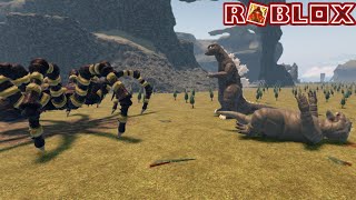 Showa Gojira amp Minilla Vs Kumonga  Ku Movie  Roblox Kaiju Universe [upl. by Bein]