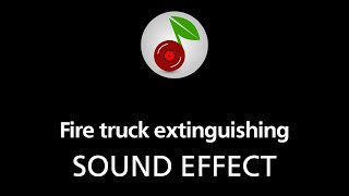 🎧 Fire truck extinguishing SOUND EFFECT [upl. by Bena]