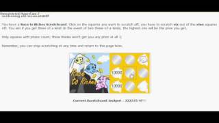 Neopets Scratch Card Win [upl. by Arrotal550]