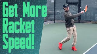 Forehand Kinetic Chain  Pronation and Racket Speed [upl. by Socem32]