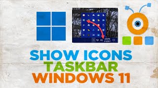 How to Always Show all Icons and Notifications on The Taskbar in Windows 11 [upl. by Jankell]