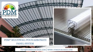 PDM MULTIWALL ULOCK POLYCARBONATE PANEL SYSTEM [upl. by Neerhtak852]