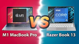 Razer Book 13 vs Apples M1 MacBook Pro [upl. by Athalee]