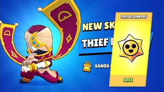 THIEF EDGAR🔥 IS HERE LEGENDARY NEW GIFTS🎁🔥 14 NEW BRAWLERS 😱BRAWL STARS UPDATE🔥 [upl. by Cchaddie407]