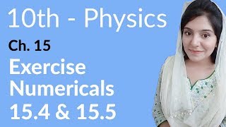 10th Class Physics Chapter 6 Important Numericals  Class 10th Physics Chapter 15 Numerical [upl. by Amadeus]