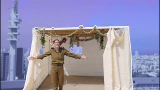 Sukkah Building Timelapse [upl. by Ellinger]