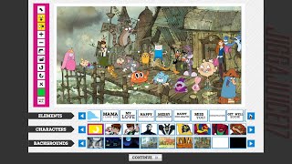 Cartoon Network Asia ECard Maker Flash Game No Commentary [upl. by Mikal22]