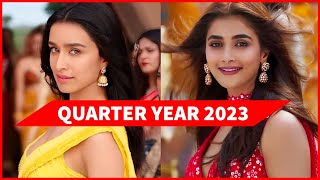 2023s Most Viewed Indian Songs on YouTube  Top 25 Indian Songs of Quarter Year 2023 [upl. by Gnok]