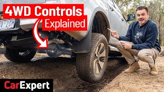 4WD modes Diff lock 2H 4H 4L amp hill descent control how toexplained [upl. by Trebor]