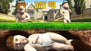 BABY HIDE N SEEK In YouTuber MANSION GTA 5 RP [upl. by Dulla813]