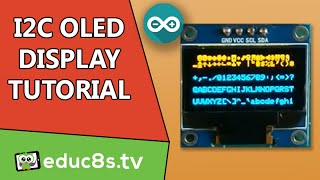 Arduino Tutorial 096 128x64 I2C OLED Display tutorial with review and drivers [upl. by Spearman]