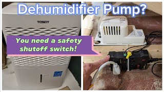 Dehumidifier Pump and Safety Shutoff Switch Installation [upl. by Sarge382]