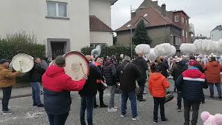 Carnaval  Cortège des Sociétés de Gilles  BraineleComte Belgique  2023 [upl. by Ymrots]