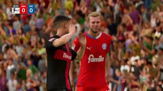 Gameplay FC 24  Bayer Leverkusen  Holstein Kiel  Bundesliga  20242025 [upl. by Akinor]