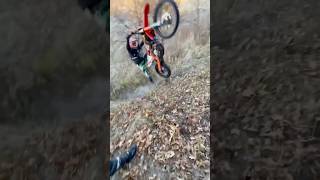 Ktm excf 450 broke tail enduro ktm fail hillclimbingfail endurofail ktm450 [upl. by Zeidman]