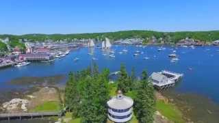 Parade of Sail at Boothbay Harbors Windjammer Days 2015 [upl. by Carlye182]