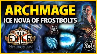 PoE 324 Kitavas Ice Nova of Frostbolts Archmage Hierophant Full Build Guide [upl. by Klemm]