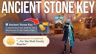 How to Get quotAncient Stone Keyquot to OPEN the Secret Room Guide  Genshin Impact [upl. by Sinnelg]