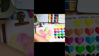 Neue Palette mit Crelando Watercolor artsupplies shorts watercolor [upl. by Eitnom]