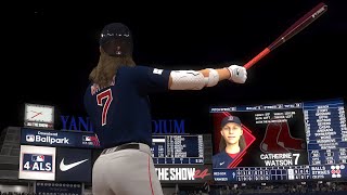 She Strikes FEAR In ALL Opposing PitchersMLB The Show 24 PS5 Female RTTS Ep24 [upl. by Tressa]