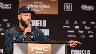 Caleb Plant vs Trevor McCumby FINAL press conference  Canelo vs Berlanga [upl. by Enahpets551]