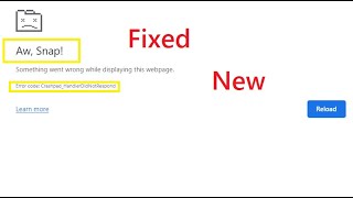 Aw snap chrome is having problems loading the page Aw Snap Crashes in chrome 11 Easy ways to fix [upl. by Schwing889]