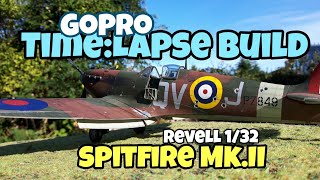 Spitfire mkII 132 Revell scale model build [upl. by Debera]