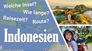 INDONESIEN URLAUB  Reiseroute amp Tipps für eine geniale Rundreise [upl. by Acnairb]