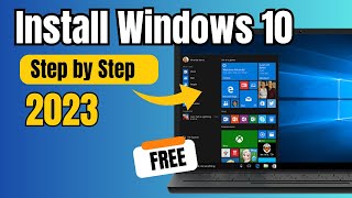 How to Install Windows 10 in 2024 Step by Step EASY [upl. by Edorej]