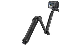 Monopod  Tripod  Grip Super Portable Magic Mount Selfie Stick for GoPro Hero12 Black [upl. by Myrilla743]