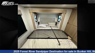 2025 Forest River Sandpiper Destination Destination Trailer RV For Sale in Bunker Hill IN [upl. by Adnolehs]