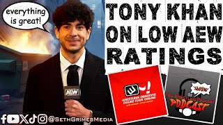 Tony Khan Gives Excuses for Low AEW Ratings  Pro Wrestling Podcast Podcast aewdynamite tonykhan [upl. by Nirda]