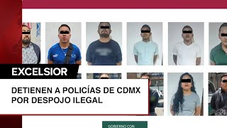 Caen policías de CDMX por despojo ilegal de casa en la Obrera [upl. by Golter]