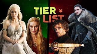 GAME OF THRONES TIERLIST Die BESTEN und SCHLECHTESTEN Charaktere [upl. by Jessalyn]