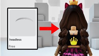 HOW GET HEADLESS FOR FREE IN ROBLOX WORKING 2024 😍 [upl. by Ivers]