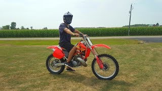 Honda Cr 500 Full Throttle [upl. by Ytsihc]