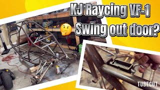 KJ Raycing VF1 crosskart build update and DIY door [upl. by Boatwright]