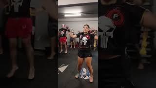 Aquecimento no treino de Muay Thai da UberFit Academia muaythai [upl. by Adela]