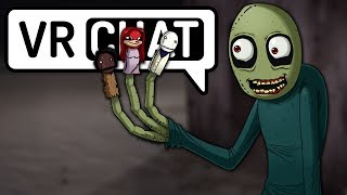 Salad Fingers plays VRchat Hide your spoons [upl. by Geri251]