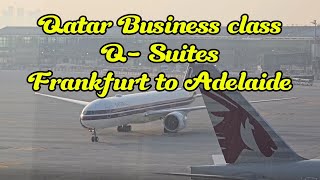 Frankfurt to Adelaide Qatar Q  Suites Business Class Review [upl. by Weiman]