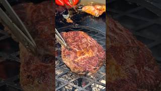 🥩 Mit dem Grillrost für die Feuerplatte könnt Ihr auch über direkter Flamme eine Kruste zaubern 🦊 [upl. by Asante138]