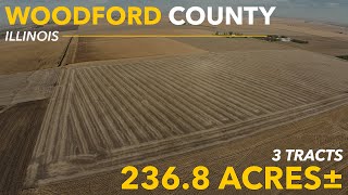 Blunier Aerial Tour  Woodford County Illinois [upl. by Ellerrehs]