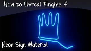 Creating a 3D Neon Sign  Photoshop 3DS Max Unreal Engine 4 Tutorial Part 2 [upl. by Citarella]