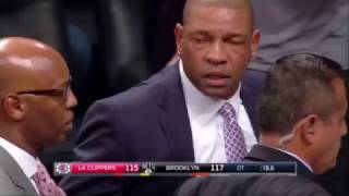 Doc Rivers goes CRAZY after being ejected in OT ENTIRE TIRADE [upl. by Yesnek]