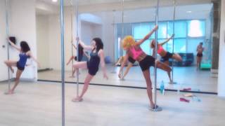 POLE DANCE  Beginner level [upl. by Kassel288]