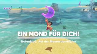 Super Mario Odyssey  Küstenland  Mond Nr 31  Notenjagd Auf der Meeresoberfläche [upl. by Enelez]