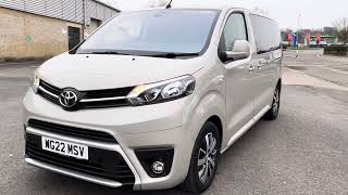 2022 Toyota Proace Verso 20D 180 Family auto medium [upl. by Eng]